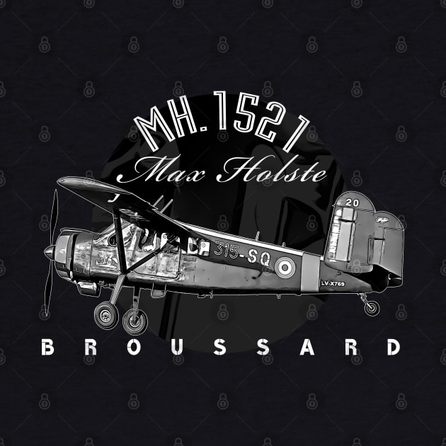 Max Holste MH.1521 Broussard Aircraft by aeroloversclothing